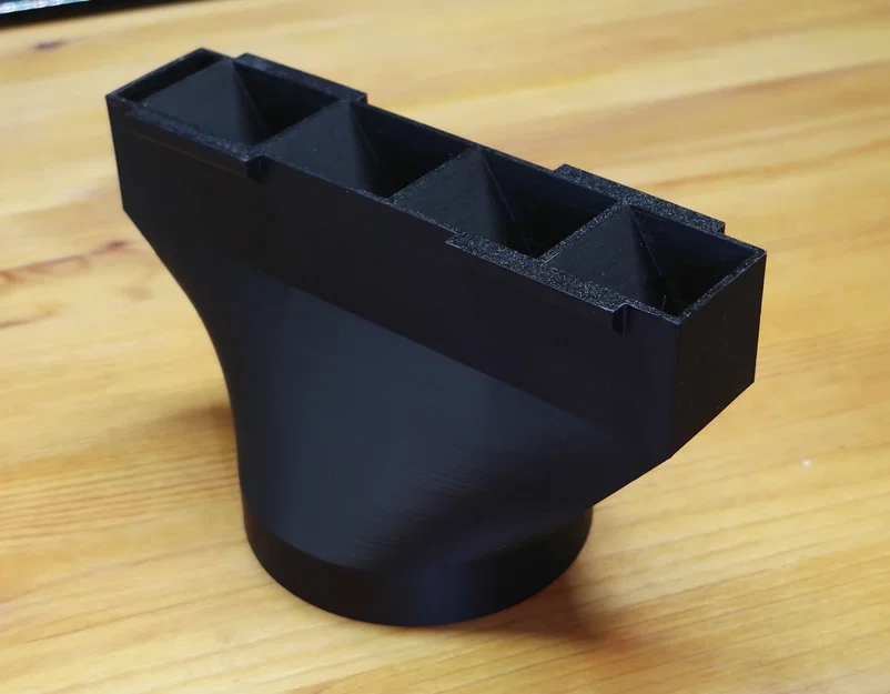 Cửa xả qua cửa sổ cho ống gió 100mm, có lam chắn mưa - Image 1