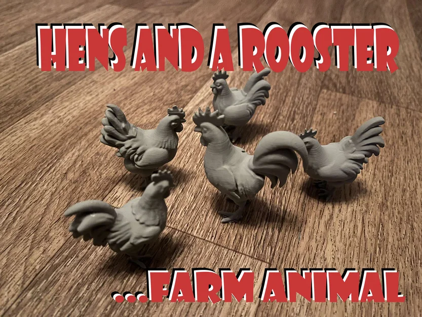 Slepičky a kohout (Gà mái & gà trống) - Image 1
