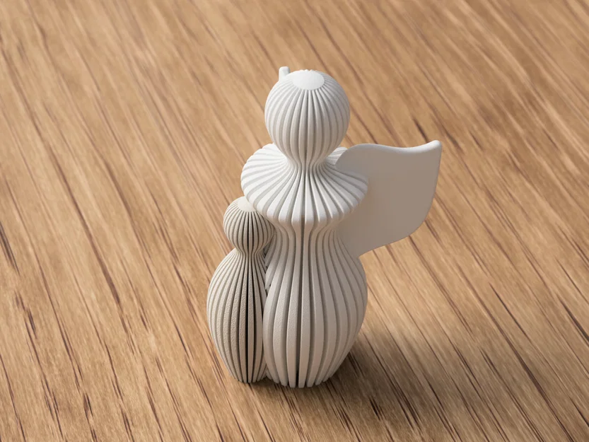 Tượng Thiên Thần Hộ Mệnh và Em Bé (Guardian Angel with Child) - Image 2