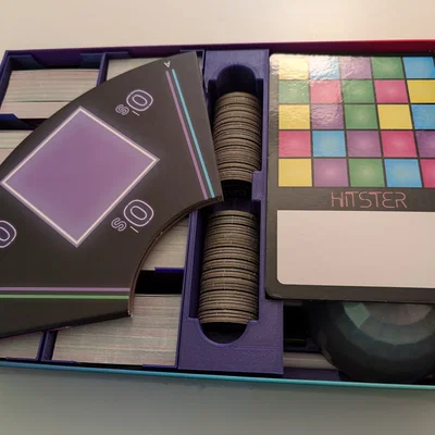 Organizer Hitster Bingo + 2x Base Game (đựng chung trong hộp Hitster Bingo)