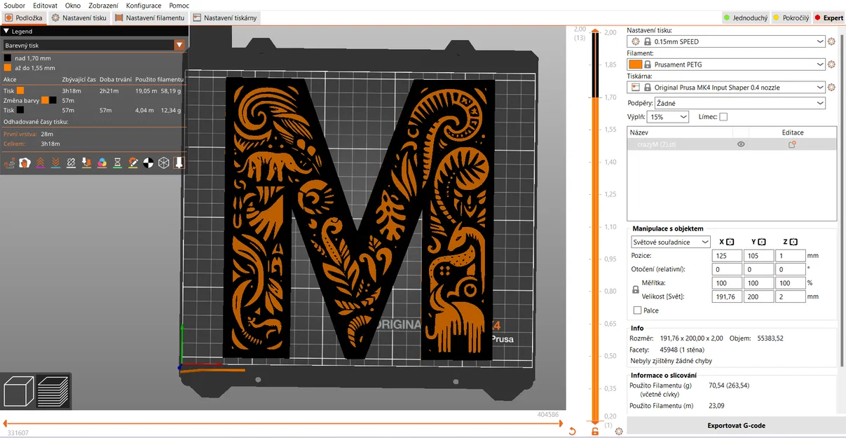 Mô hình chữ M trang trí 3D nghệ thuật độc đáo (20cm) - Image 13
