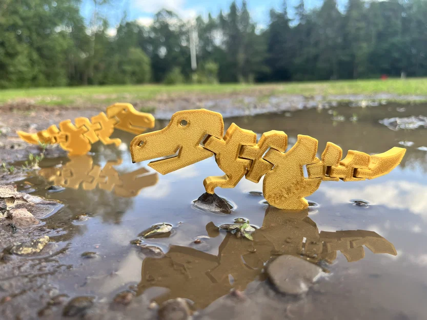 Mô hình khủng long T-Rex khớp nối in 3D dễ dàng - Image 1