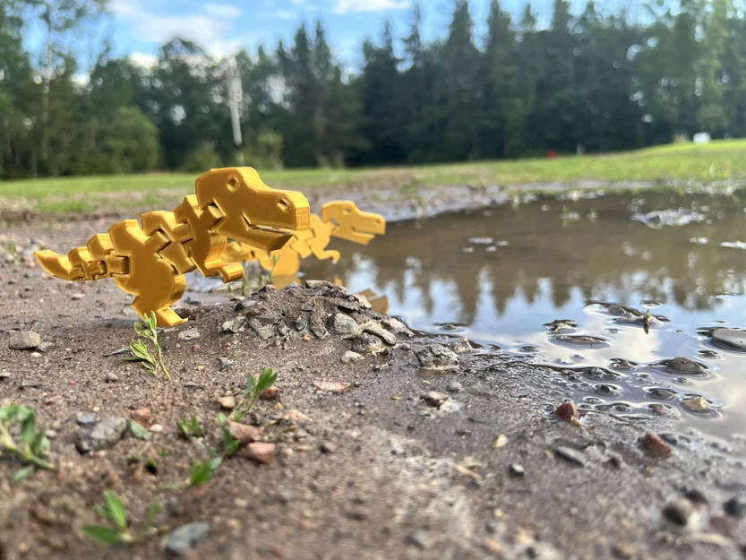 Mô hình khủng long T-Rex khớp nối in 3D dễ dàng - Image 2