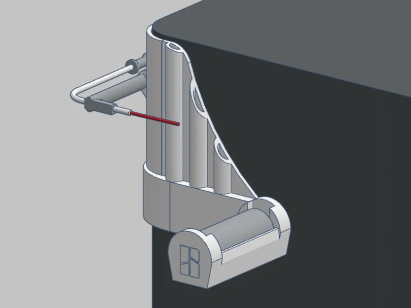 Giá treo cuộn filament bên hông cho Bambu Lab P1S (Side Spool Holder) - Image 3