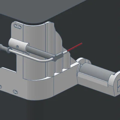 Giá treo cuộn filament bên hông cho Bambu Lab P1S (Side Spool Holder)
