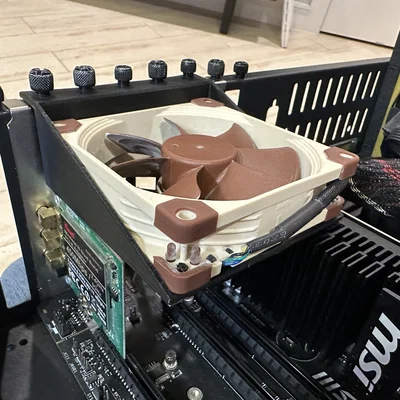 Giá đỡ quạt 92mm cho card PCIe server (HBA, NIC) cấu hình thấp