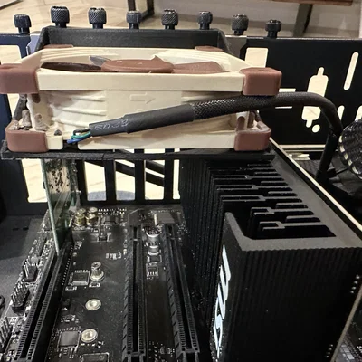 Giá đỡ quạt 92mm cho card PCIe server (HBA, NIC) cấu hình thấp