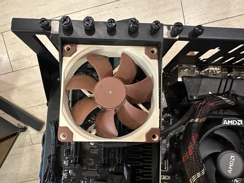 Giá đỡ quạt 92mm cho card PCIe server (HBA, NIC) cấu hình thấp - Image 3