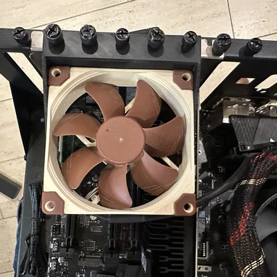 Giá đỡ quạt 92mm cho card PCIe server (HBA, NIC) cấu hình thấp