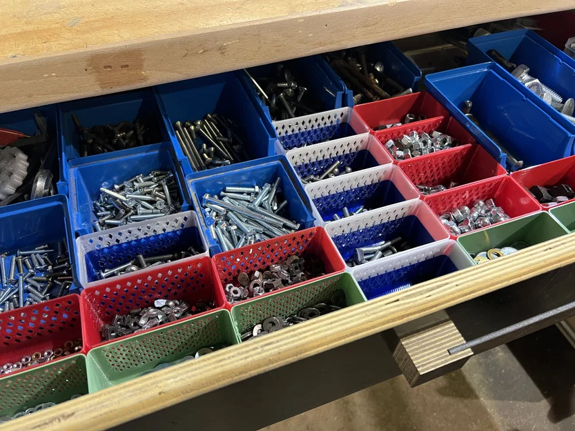 Hộp lưu trữ/organize xưởng (ốc, vít...) khớp kích thước toom ProfiPlus - Image 1