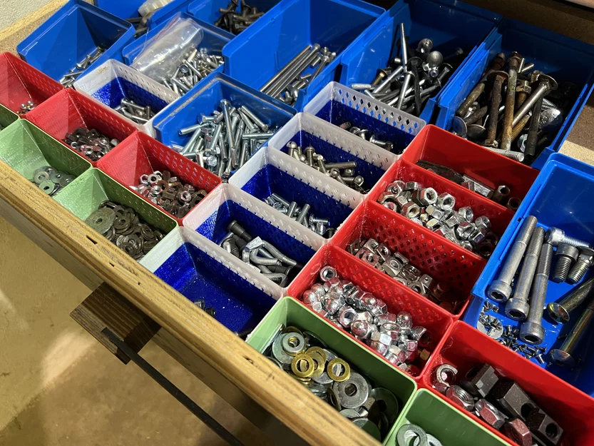 Hộp lưu trữ/organize xưởng (ốc, vít...) khớp kích thước toom ProfiPlus - Image 2