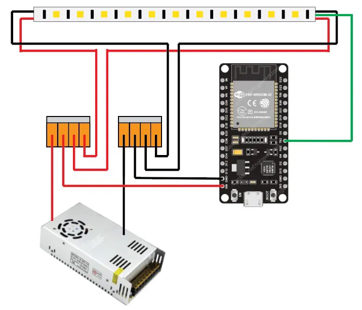 Vỏ ESP32 kèm đầu nối dây (wire connectors) - Image 4