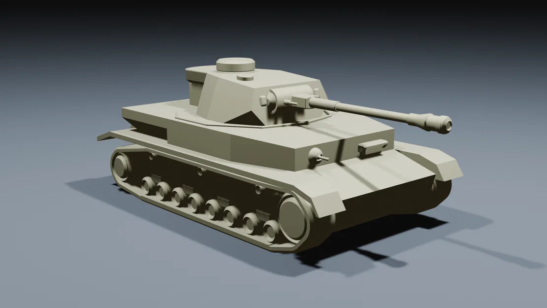 Panzer IV (G) – Mô hình xe tăng Đức WWII in 3D - Image 1