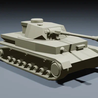 Panzer IV (G) – Mô hình xe tăng Đức WWII in 3D