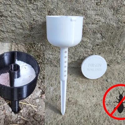 Cọc Trạm Bả Kiến Ngoài Vườn (Garden Ant Bait Station Stake)