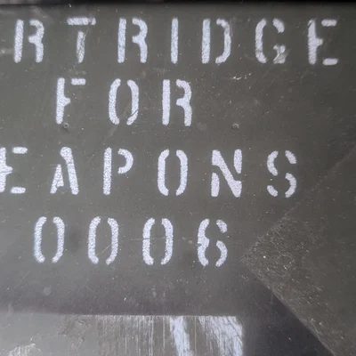 Khuôn in chữ Military Font Stencil - Tạo phong cách quân đội cực chất