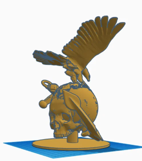 Mô hình 3D USMC Skull Eagle, Globe and Anchor cá tính và độc đáo - Image 2