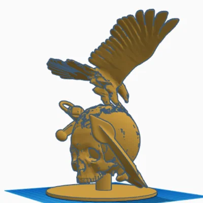 Mô hình 3D USMC Skull Eagle, Globe and Anchor cá tính và độc đáo