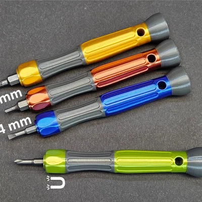 Tua vít đầu bit chính xác nam châm 4 mm / 6.3 mm