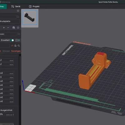 Giá đỡ cuộn nhựa có vòng bi cho máy Bambu Lab X1/X1C