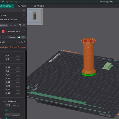 Giá đỡ cuộn nhựa có vòng bi cho máy Bambu Lab X1/X1C