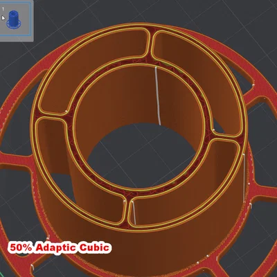 Adapter Qidi Plus 4 55–58mm