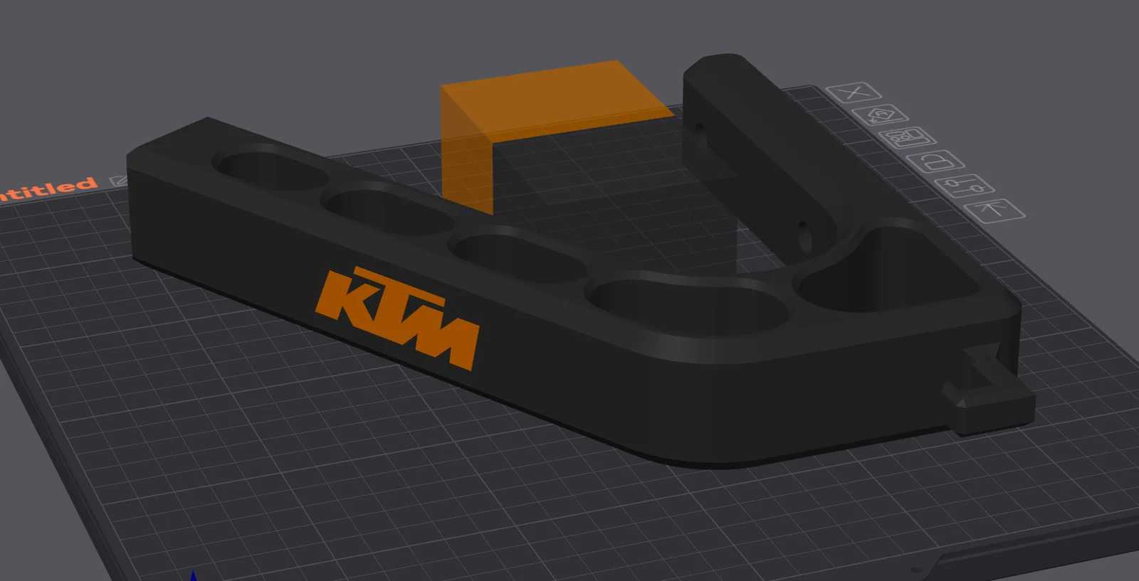 Giá treo mũ bảo hiểm KTM 3D - Phụ kiện đẳng cấp cho biker 1