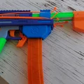 Frayed Knot: blaster bắn foam dart kiểu stringer cho nerfyness - Thumbnail 1