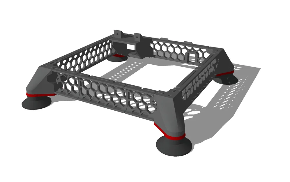 Bộ đế chân rộng/kéo dài cho Voron 0.2r1 - Tương thích ốp zin (CẬP NHẬT) - Image 5