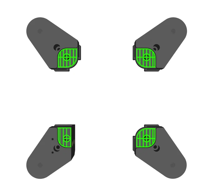 Bộ đế chân rộng/kéo dài cho Voron 0.2r1 - Tương thích ốp zin (CẬP NHẬT) - Image 6