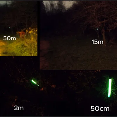 Giá đỡ 7 que glowstick 4.5mm (bootleg glowstick) + boot