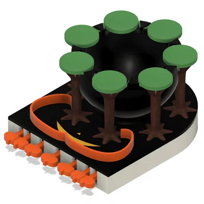 Tháp Đổ Xúc Xắc Tự Động Dạng Vạc (Automatic Dice Tower Cauldron)