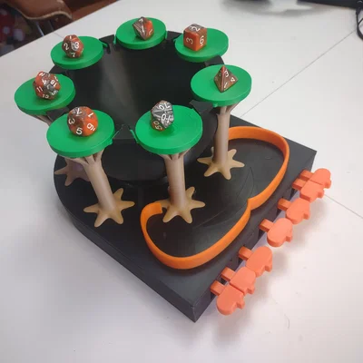 Tháp Đổ Xúc Xắc Tự Động Dạng Vạc (Automatic Dice Tower Cauldron)