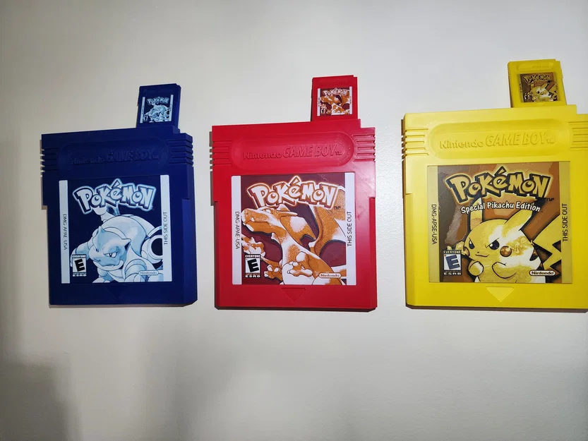 Cartridge Game Boy Pokemon HueForge (Bản Bự & Nhỏ) - Image 1