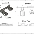 Chốt Gài Cửa Tủ (Cabinet Door Latch) - Thumbnail 2