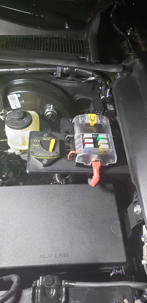 Giá đỡ hộp cầu chì và ngắt mạch Blue Sea Systems cho Toyota Tacoma 3rd Gen - Image 1