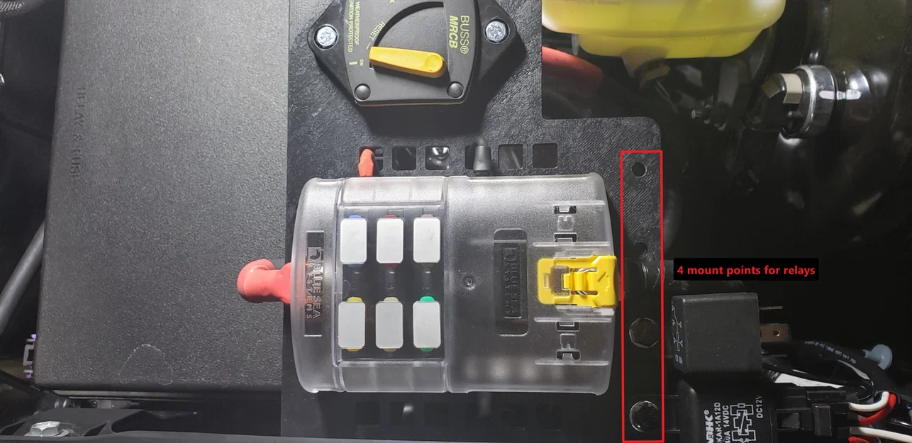 Giá đỡ hộp cầu chì và ngắt mạch Blue Sea Systems cho Toyota Tacoma 3rd Gen - Image 7