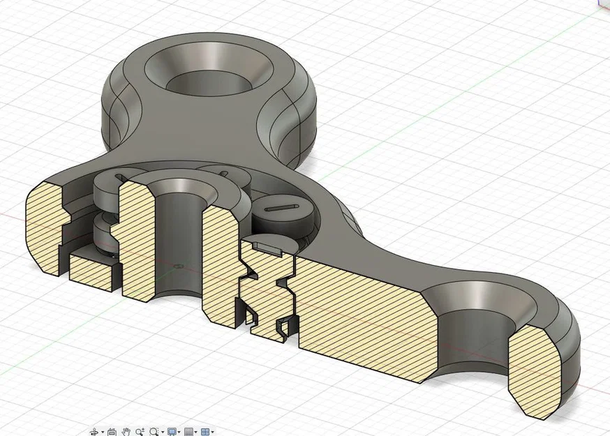 PIP Fidget Spinner với vòng bi tích hợp (print-in-place) - Image 2