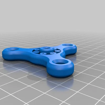 PIP Fidget Spinner với vòng bi tích hợp (print-in-place)