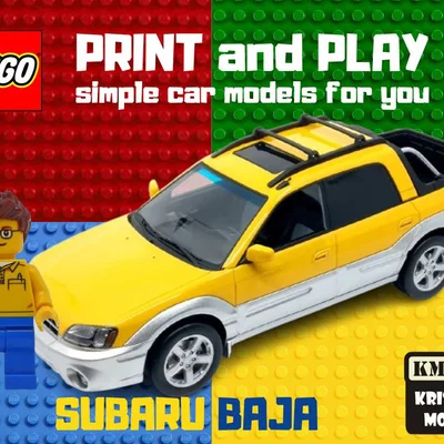 Mô hình xe LEGO Subaru Baja in 3D độc đáo dễ lắp ráp
