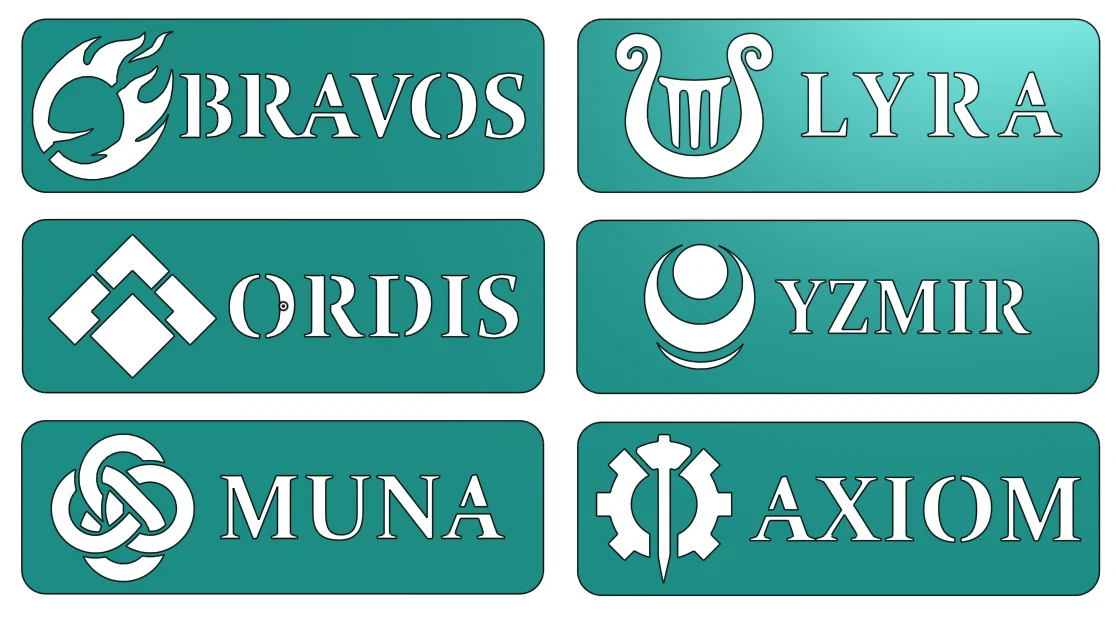 Hộp đựng thẻ bài Altered TCG in 3D kèm nhãn faction độc đáo - Image 2