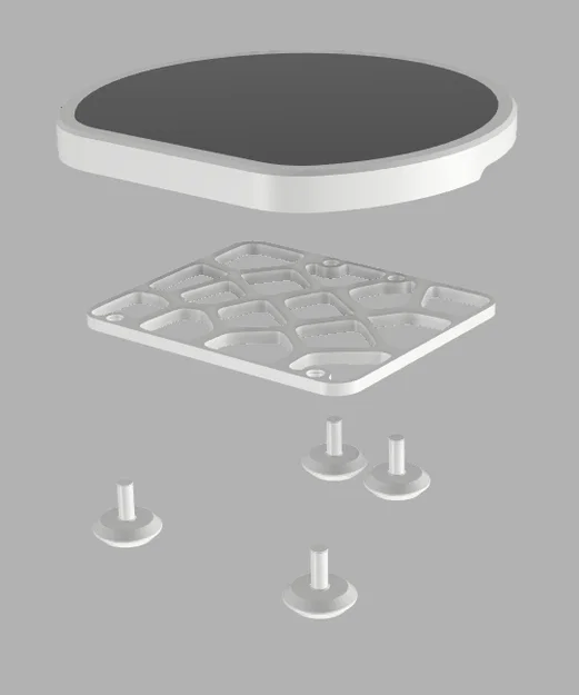 Bàn Parametric Lazy Susan (Khay Xoay Phục Vụ) – In 3D Tuỳ Chỉnh - Image 5