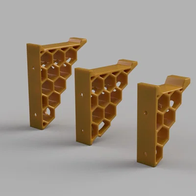 Móc Treo Tường Kiểu Honeycomb (Tổ Ong) - Wall Hooks Honeycomb Style