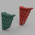 Móc Treo Tường Kiểu Honeycomb (Tổ Ong) - Wall Hooks Honeycomb Style - Thumbnail 4