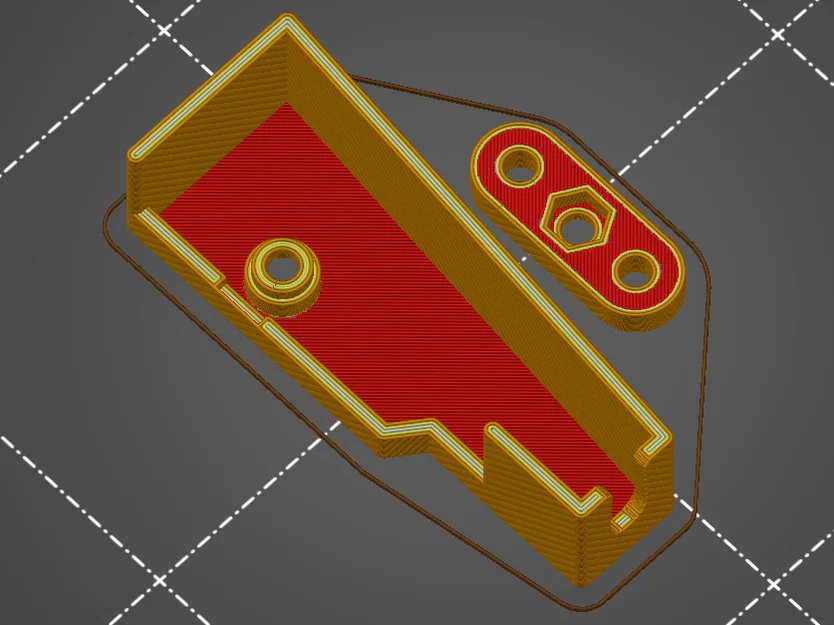 Ngàm giữ cáp bed song song cho Prusa MINI (heatbed) - Image 4