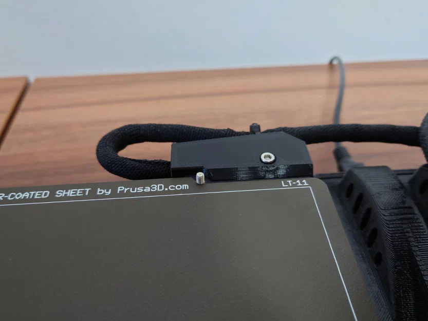 Prusa MINI 90° Bed-cable mount (Ngàm cáp bed 90° cho Prusa MINI) - Image 1