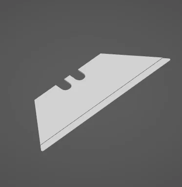 Lưỡi dao rọc giấy giả (fake razor blade) - Image 1