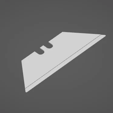 Lưỡi dao rọc giấy giả (fake razor blade)
