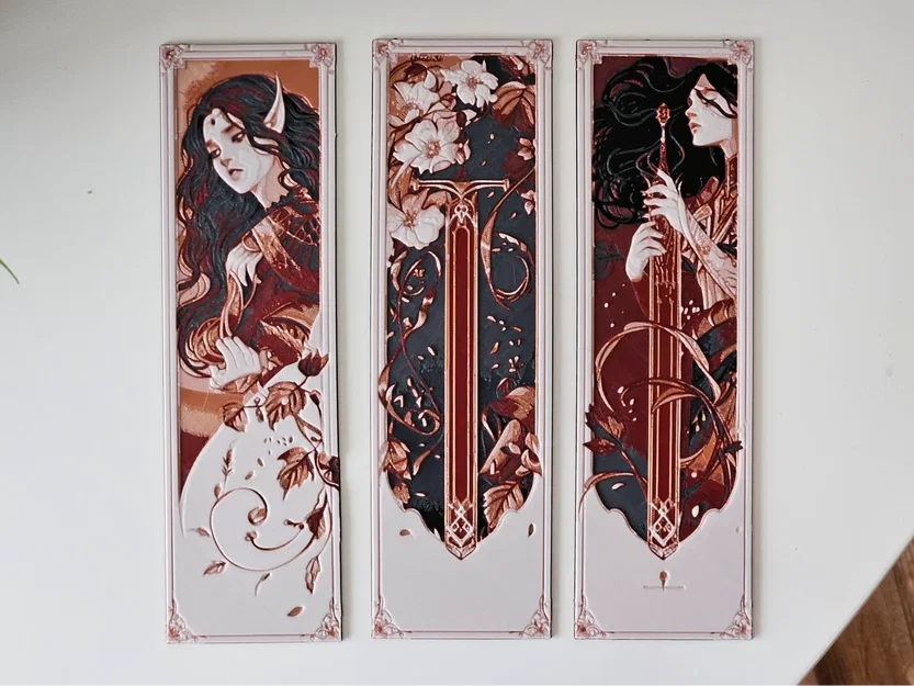 A Court of Thorns and Roses - Bộ Bookmark - Image 1