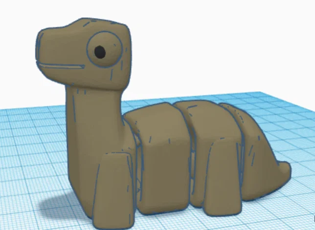 Mô hình khủng long khớp nối (Articulated Dinosaur) in 3D siêu cute - Image 1
